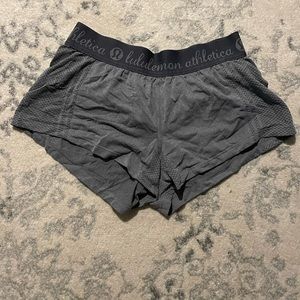 Lululemon Grey Running Shorts
